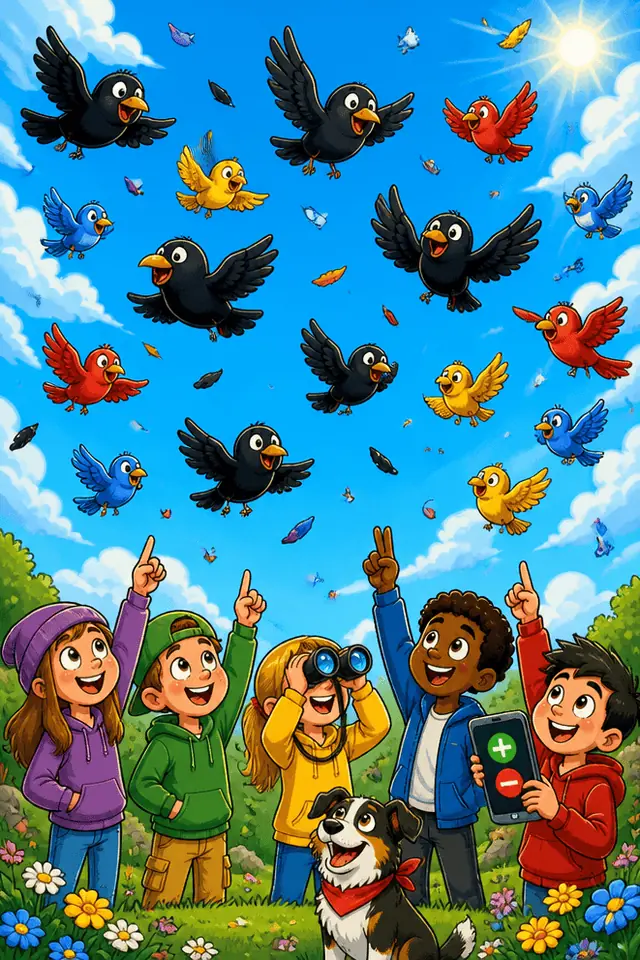Cuenta Pájaros — cómo se juega, ilustrado