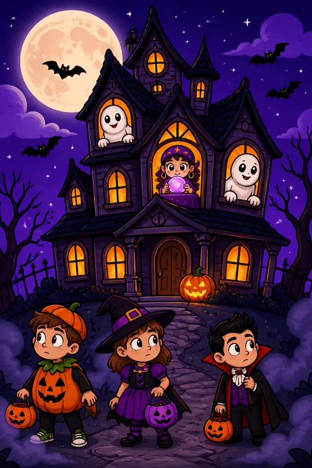 Haunted House — how to play, illustrated