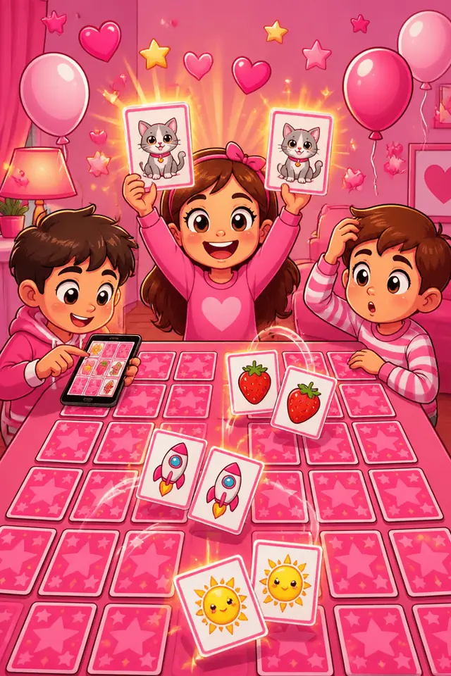Encuentra las Parejas — cómo se juega, ilustrado